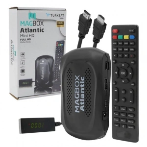 Magbox Atlantic Display Gözlü Tkgsli 1080P Full HD Mini Uydu Alıcısı