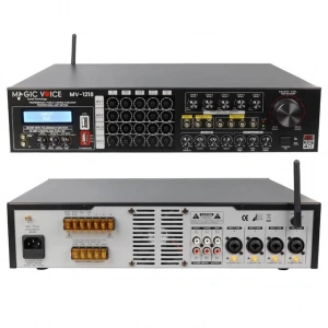 MagicVoice MV-1218 240W 5 Bölgeli USB/SD/Bluetooth Hat Trafolu Profesyonel PA Amfi