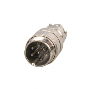 Mayk GX16-6 Pinli Metal Erkek Konnektör (M16 - 16mm)
