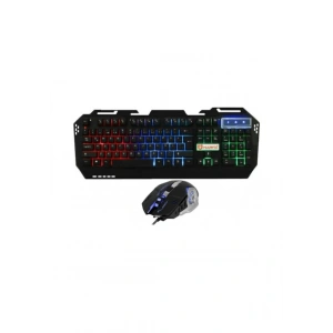 Narita GX-550 Gamıng Combo Oyuncu Klavye Mouse Set Siyah