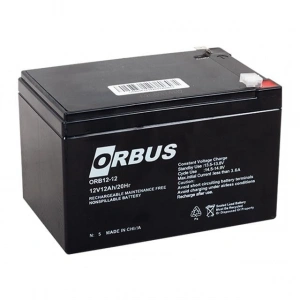 Orbus ORB12-12 12 Volt 12 Amper Kuru Akü (151X98X95 Mm)