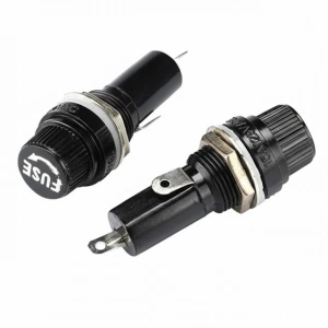 Panel Tipi Sigorta Yuvası 5x20mm 13mm - Vidalı Kapaklı (IC-235A)