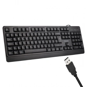 Philips SPK6247B USB 1.2 Metre Kablolu Klasik Siyah Numpadli Türkçe Q Klavye