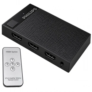 Philips SWV9023D/93 5-Giriş 1-Çıkış 4K HDMI Switch (Seçici)