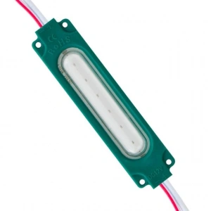 Powermaster 12 Volt 2 Watt Yeşil Modül Led (68x16 Mm)