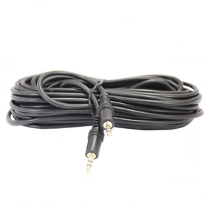 Powermaster PM-13474 Siyah 3.5 Mm Erkek-Erkek 10 Metre Stereo Kablo