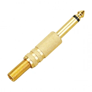 Powermaster 3.5 Mm Mono Gold Metal Jack Fiş