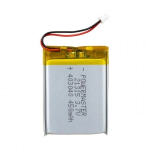 Powermaster PM-21315 3.7V 500mAh 403040 3.5mm Soketli Lityum Polimer (Li-Po) Batarya Şarj Edilebilir Pil