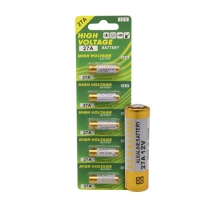 PowerMaster MN27A 12 Volt 27A İnce Alarm Pili Alkaline Batarya (5LI Paket)