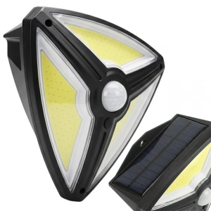 Powermaster MX-1219B 150 Cob Ledli Sensörlü 3 Modlu Solar Duvar Lambası