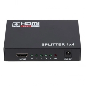 Powermaster PM-12081 1080P 4KX2K 4 Port HDMI Splitter Dağıtıcı 1.4V