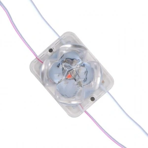 Powermaster PM-14717 12 Volt 2 Watt Karışık (R+B) Yanıp Sönen Çakar 4333-3030 Modül Led 43x33x28mm