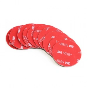 PowerMaster PM-25705 25mm Yuvarlak 3m Çift Taraflı Bant (10lu Paket