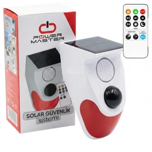 PowerMaster PM-26240 Solar Sesli Işıklı Alarm Sistemi