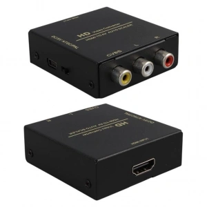 PowerMaster PM-33523 HDMI TO RCA AV NTSC/PAL Görüntü Dönüştürücü Çevirici Adaptör Metal Kasa