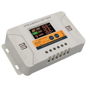 Powermaster PM-40A 12V-24V 40 Amper 4 USB Çıkışlı Dijital Ekranlı Solar Şarj Regülatörü