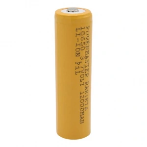 PowerMaster PM-9599 Rakieta 3.7 Volt 1200mAh 18650 Başlıklı Şarj Edilebilir Lityum Pil (Tekli)