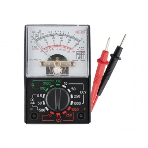 PowerMaster YX-1000A Profesyonel Analog Multimetre İbreli Avometre AC/DC Voltaj ve Akım Ölçer Test Cihazı