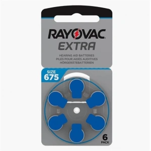 Rayovac 675 Numara Kulaklık Pili 6lı Paket