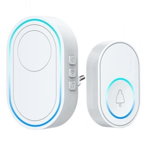 Sunup SN-22165 Kablosuz Akıllı Kapı Zili LED Görsel Uyarı 38 Melodili