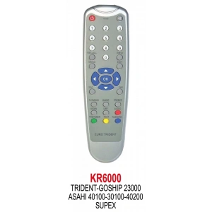 TRIDENT- GOSHIP-ASAHI- SUPEX- MOONSTAR UYDU KUMANDA KR6000 - SWAT KR6000