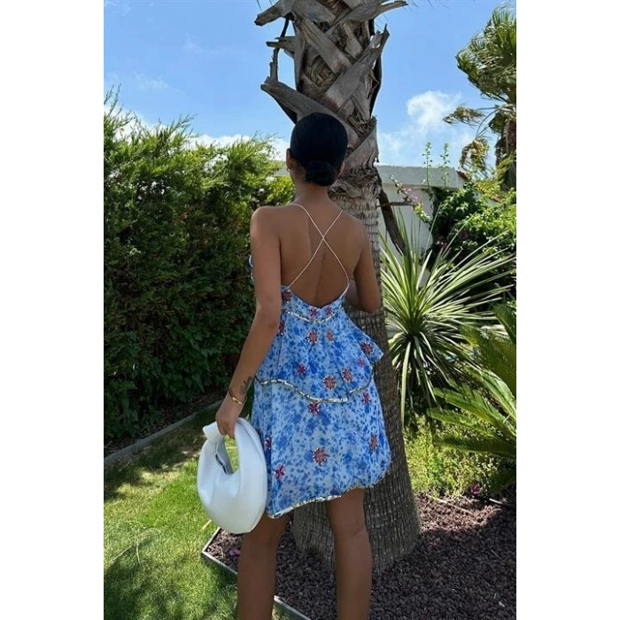 Cheryl Gold Pul Detaylı Elbise 2475-08