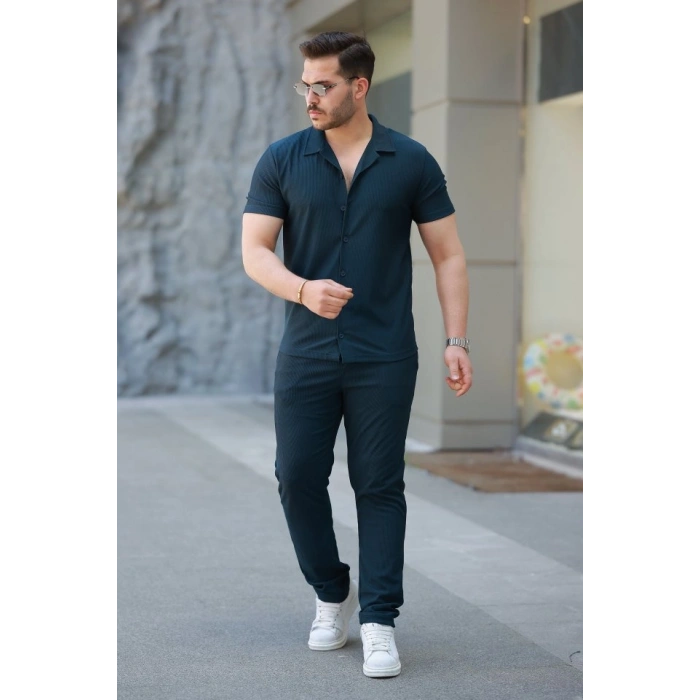 Erkek Ottoman Kumaş Pantolon Gömlek Takım