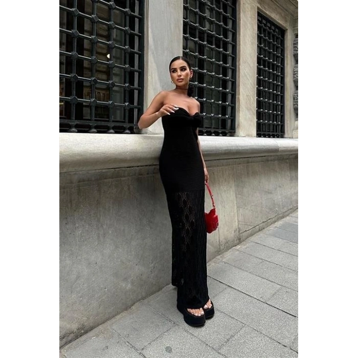 Eudora Ajurlu StraplezElbise 2771