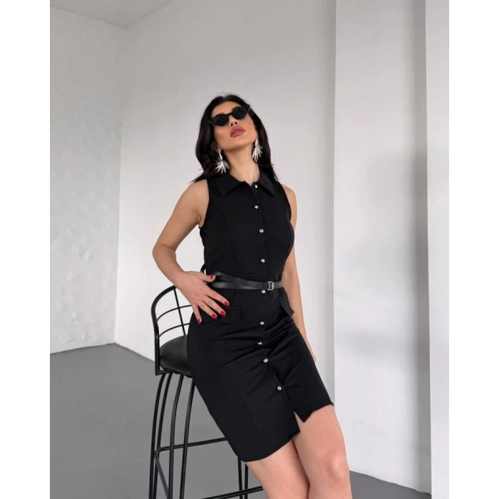 GÖMLEK YAKA ELBİSE