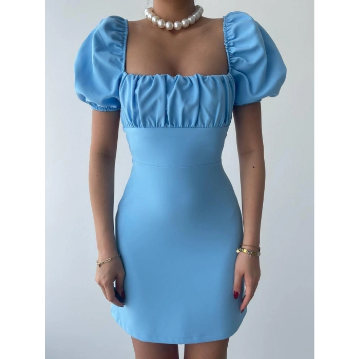 Hessen Sırt Dekolteli Elbise