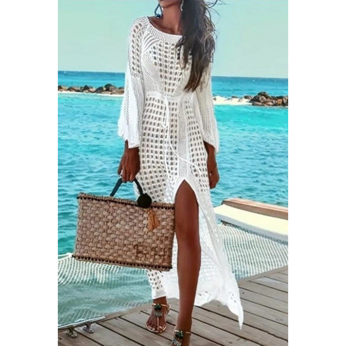 Kadın Ispanyol Kollu Triko Tam Boy Pareo