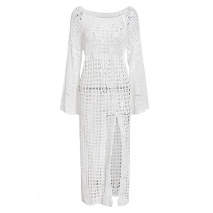 Kadın Ispanyol Kollu Triko Tam Boy Pareo