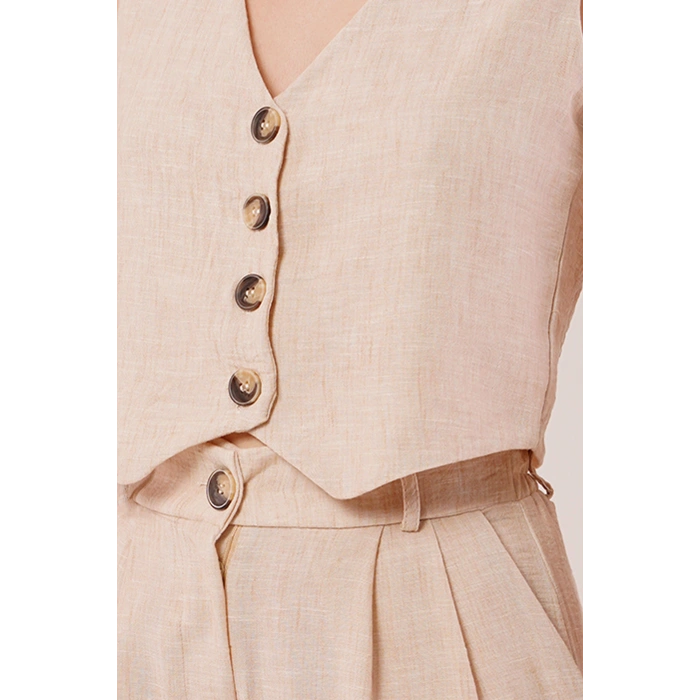 Kırçıllı Desen Bej Takım