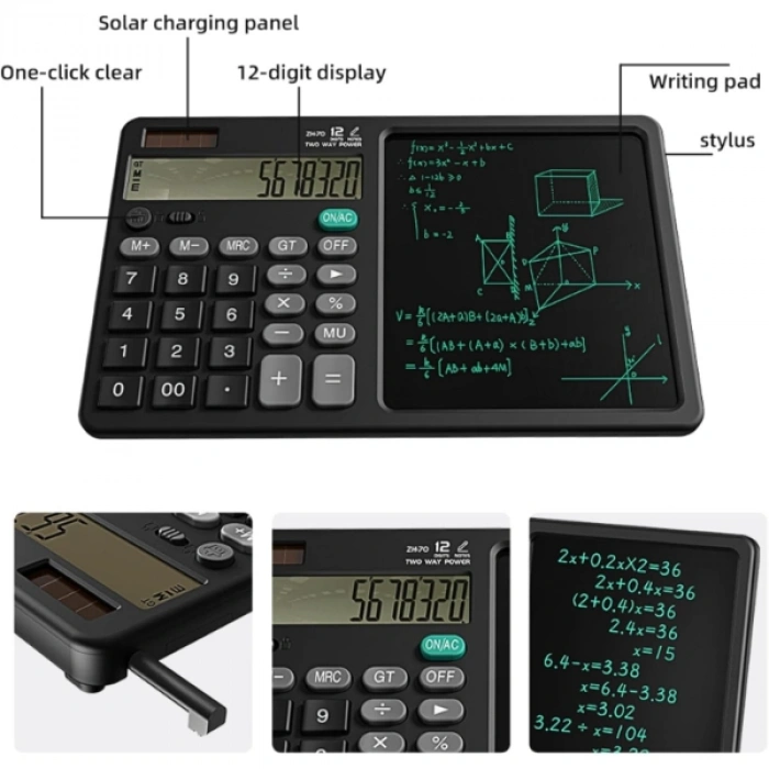 LCD Yazı Ekranlı Hesap Makinesi