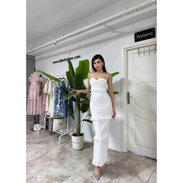 Lere Ip Askılı Elbise