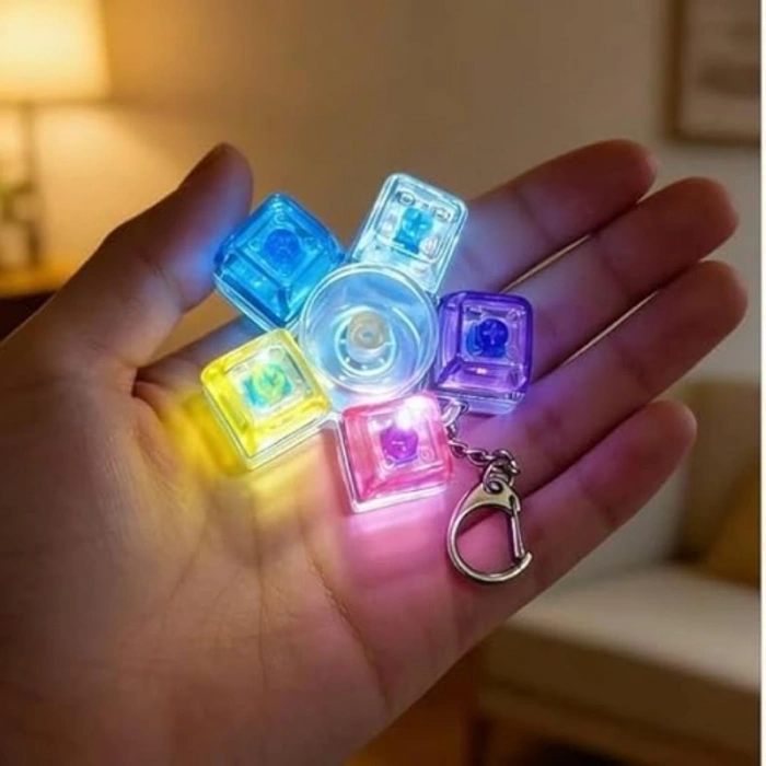 Mekanik Switch Klavye Stres Çarkı - Renkli Tuşlu Fidget Oyuncak