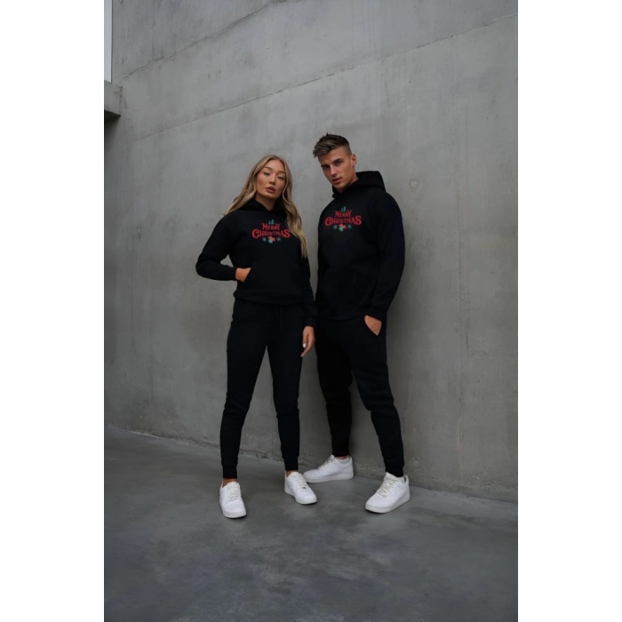 Merry Chrıstmas Sweatshirt - Hodie - Siyah