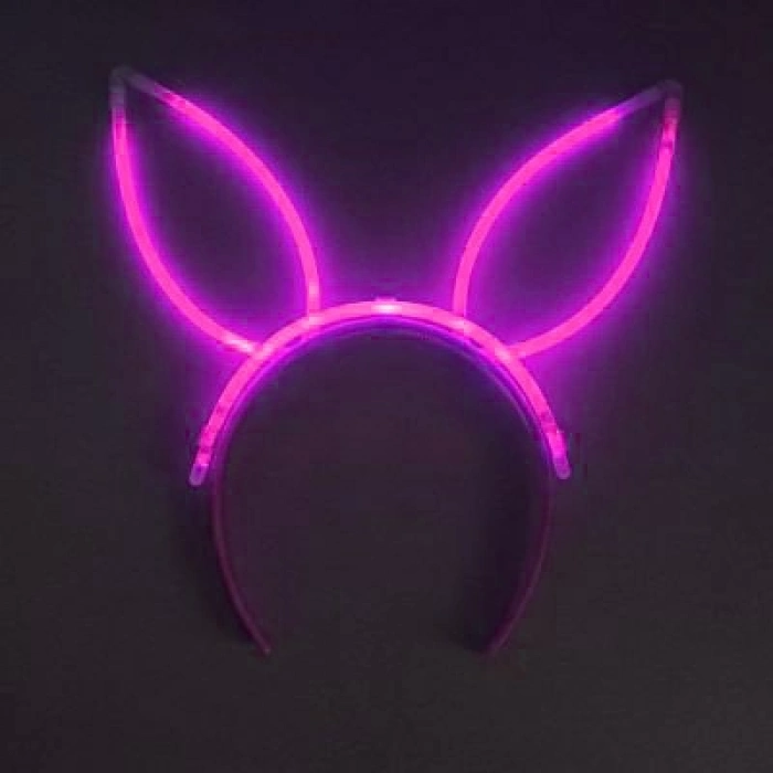 Karanlıkta Yanan Glow Neon Fosforlu Taç - 6 Adet