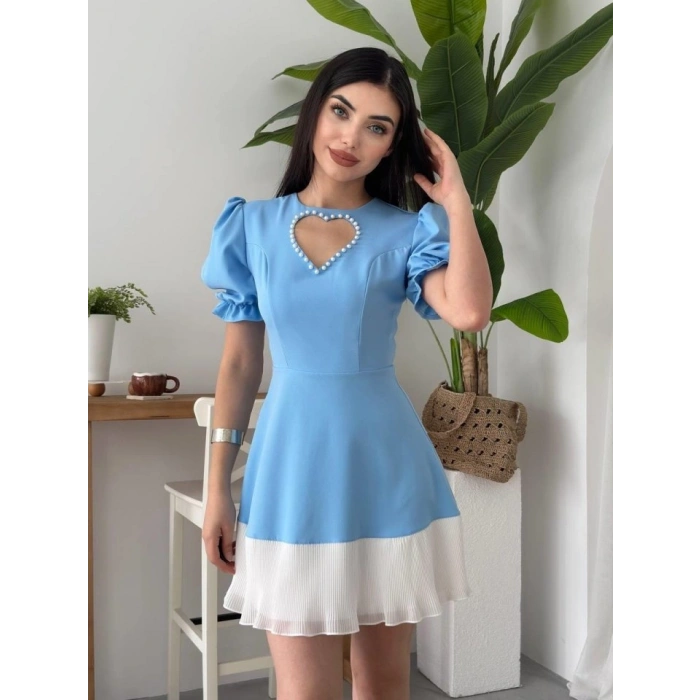 Safe Kalp Detaylı Elbise