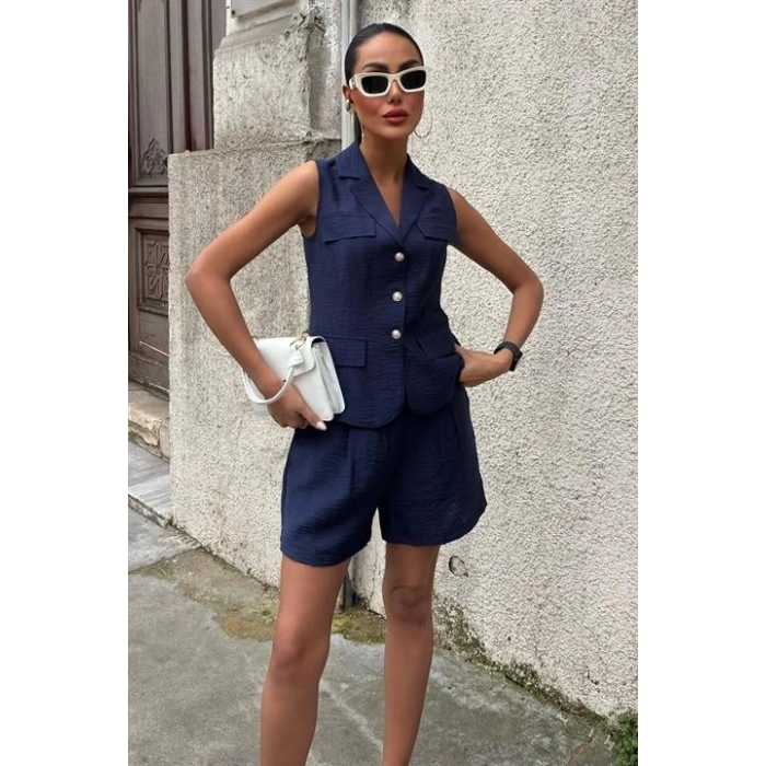 Yelek Şort Viscon Takım 10156-17