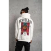 Erkek SCHOOL BOY Baskılı Kapüşonlu Sweat - Beyaz
