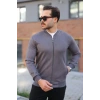 Erkek Scuba Süet Kumaş Bomber Hırka