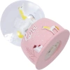 Mini Pembe Kar Küresi - Sevimli Unicorn ve Kız Tasarımlı - Işıklı