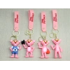 Pembe Panter Silikon Anahtarlık