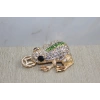 Swarovski Taşlı Minik Figür - Kurbağa