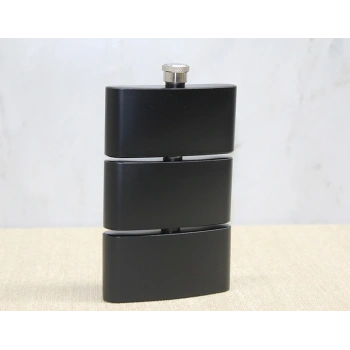 3 Katlı Paslanmaz Çelik Matara Siyah Renk