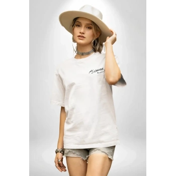 30 Ağustos Unisex Baskılı T-shirt - Beyaz