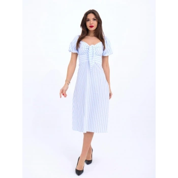 5948 ELBİSE-LOS ANGELES ÇİZGİLİ