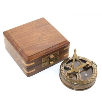 Ahşap Kutulu Pusula Model 7