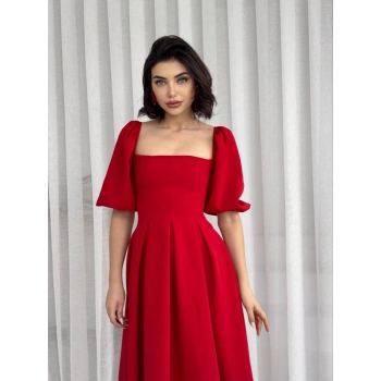 Benjamin Çan Etekli Midi Boy Elbise